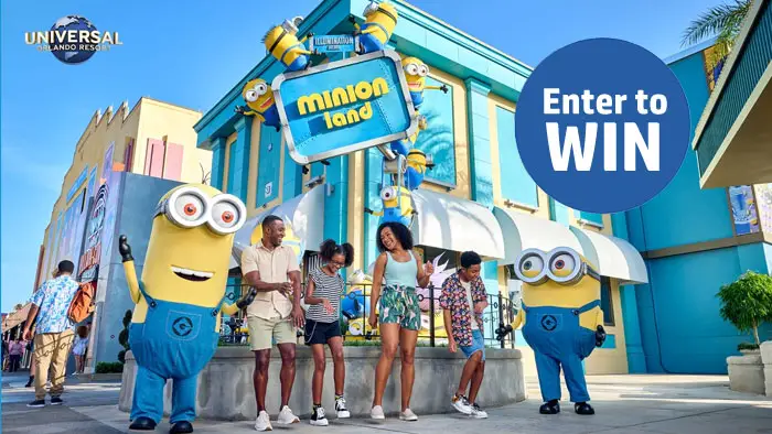 Enter for your chance to win a trip for four to Universal Orlando Resort where they could experience the new Minion Land on Illumination Ave! From an all-new attraction to a new Minions restaurant, it’s Minion mischief like you’ve never experienced before! 