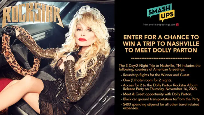 American Greetings and Dolly Parton Rockstar Album Release Party VIP Giveaway