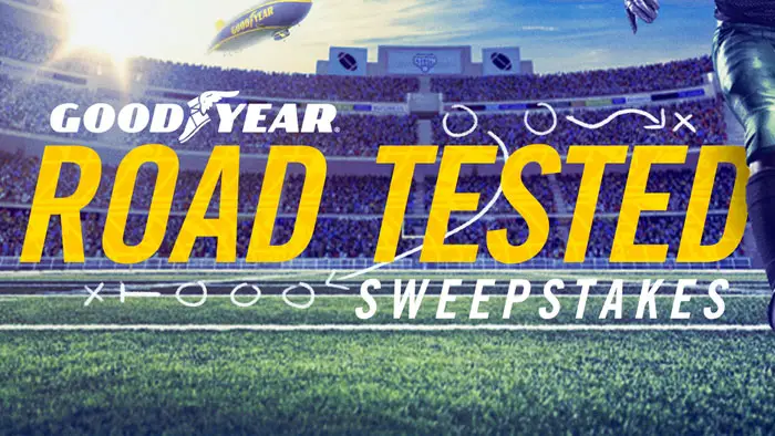Goodyear College Football Road Tested Sweepstakes
