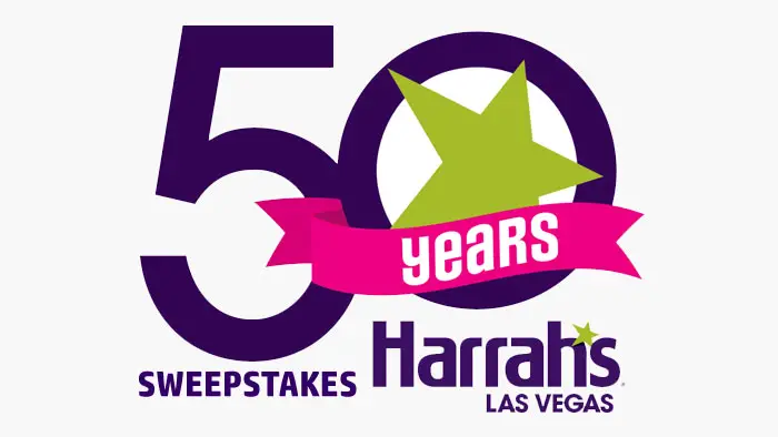 Enter Harrah's Birthday Sweepstakes for a chance to win a 2-night stay, delicious bites, show tickets, and more! To enter you must post your favorite photo/video of a memory at Harrah's using #Harrahs50Years #Sweepstakes