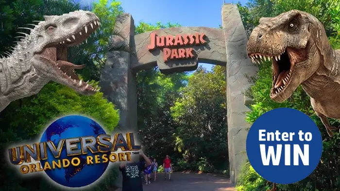 Jurassic 5th Anniversary Celebration Universal Resorts Sweepstakes