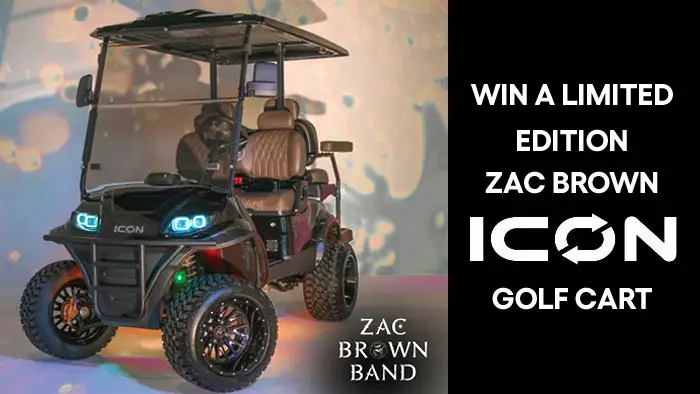Zac Brown Band Limited Edition Golf Cart Giveaway