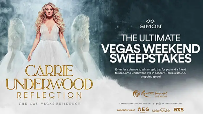 Simon Malls The Ultimate Carrie Underwood Vegas Flyaway