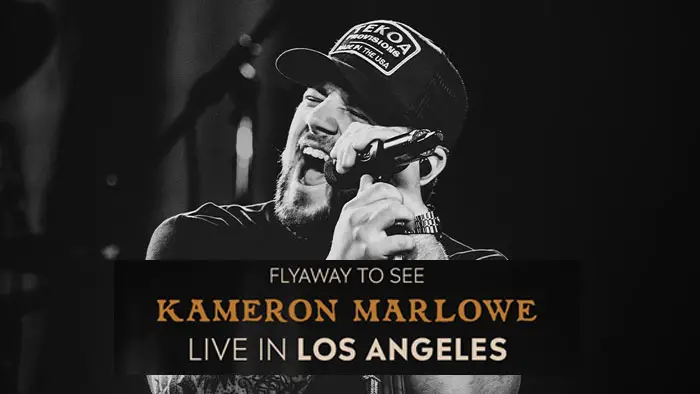 Enter for your chance to win trip to see Kameron Marlowe in concert on his I Can Lie Tour in Los Angeles, California with airfare included, meet a greet, hotel accommodations and more.