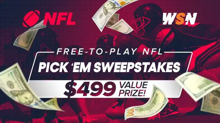 WSN NFL Pick 'em Sweepstakes: $499 Monthly Prizes