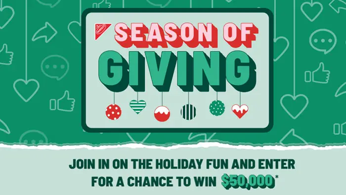 Play the Mondelēz Nabisco Season of Giving Instant Win Game daily to win fun prizes instantly and earn an entry for a chance to win the $50,000 grand prize!
