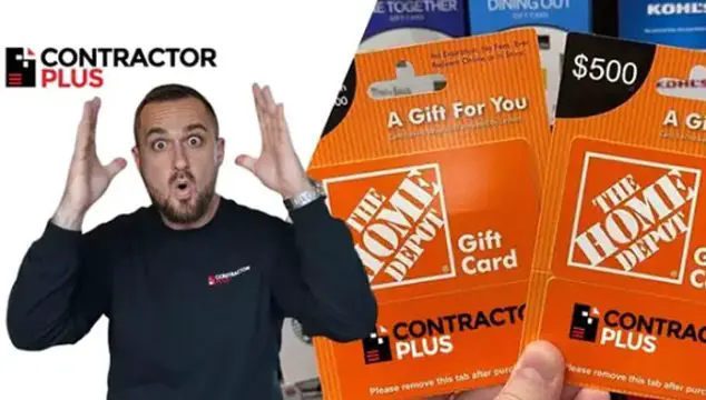 Contractor+ App $500 Home Depot, Lowe's & AMEX Gift Cards Giveaway (4 Winners)