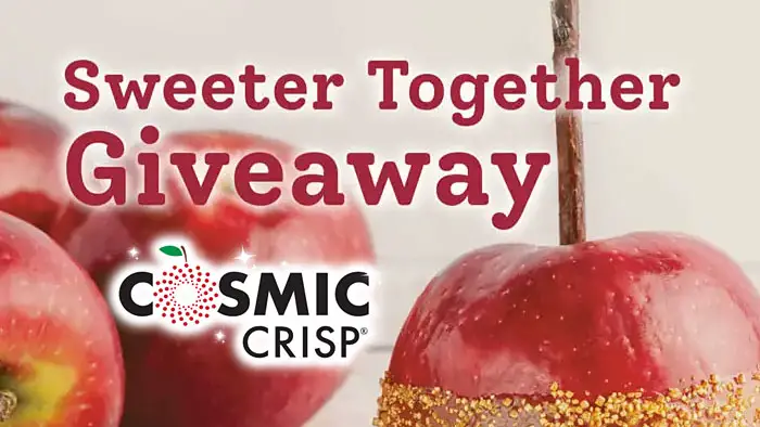 Enter for a chance to win one of three Fall baking prize packs from Cosmic Crisp®.