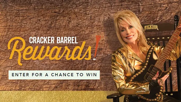 Cracker Barrel Old Country Store Rock Like Dolly Sweepstakes (667 Winners)