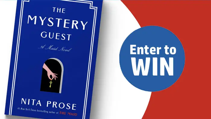 Enter for your chance to win one of 60 copies of the  book, "The Mystery Guest: A Maid Novel" by Nita Prose, the #1 New York Times bestselling author of The Maid, a Good Morning America Book Club pick. "A page-turning delight from start to finish . . . Once I checked into the Regency Grand, I never wanted to leave.” - Jenny Jackson, author of Pineapple Street