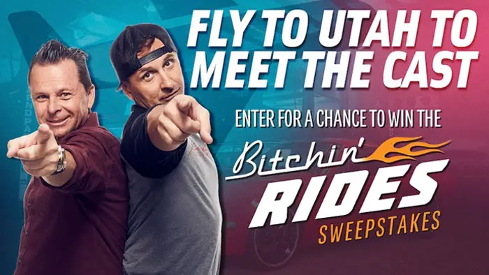 Motortrend + Discovery Channel's Bitchin’ Rides Sweepstakes