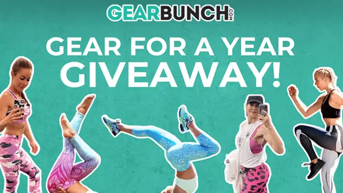 One lucky winner will get GearBunch Gear delivered to their door every month for the next 12 months! If you win, you'll get to choose exactly which item you get every month, whether it is our leggings, sports bras or anything else!