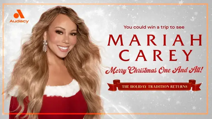 Audacy Mariah Carey Christmas NYC Flyaway Sweepstakes