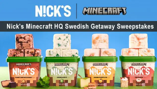 Enter to win an all-inclusive trip for two to Stockholm, Sweden from Nick's Ice Cream and Minecraft. Sweden is the magical motherland of Nick’s and Minecraft. Experience the ultimate tour of the city with visits to the N!CK’S world headquarters and Mojang Studios' Stockholm office.