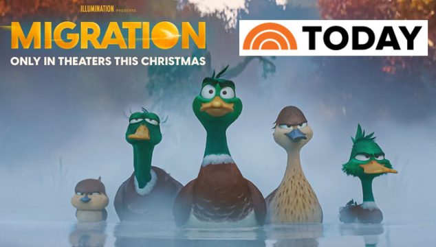 Ahead of the big debut of Illumination’s new film “Migration”, TODAY is giving one lucky winner and three guests the chance to win a holiday trip to New York City! Just like the Mallards’ family in “Migration” you can take your own adventure to the Big Apple. Travel must occur from 12/20/23-12/24/23 or this portion of the prize is forfeited. 