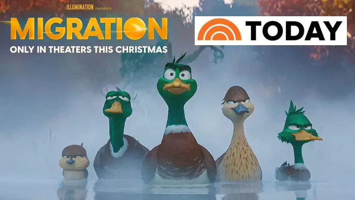 Ahead of the big debut of Illumination’s new film “Migration”, TODAY is giving one lucky winner and three guests the chance to win a holiday trip to New York City! Just like the Mallards’ family in “Migration” you can take your own adventure to the Big Apple. Travel must occur from 12/20/23-12/24/23 or this portion of the prize is forfeited. 