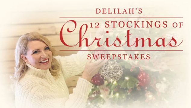 Now through December 22nd enter Delilah’s 12 Stockings of Christmas Sweepstakes for your chance to win one of 12 Stockings filled with these amazing holiday prizes. The secret keyword is STOCKING. Enter by text or through the website entry form. Sharing after you enter will NOT give you bonus entries