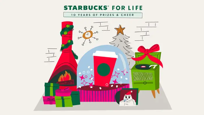 Starbucks For Life Holiday Edition Game & Sweepstakes