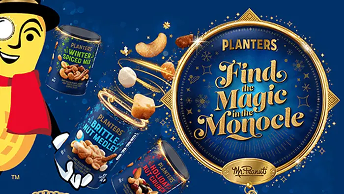 You have the chance everyday to snag PLANTERS® Brand holiday goods like holiday sweaters, ornaments and more.  Upload a qualifying receipt to enter to win a trip to NYC (or send free entries by mail, see rules for details)! Then, explore holiday party recipes from the finest holiday host, MR PEANUT®.
