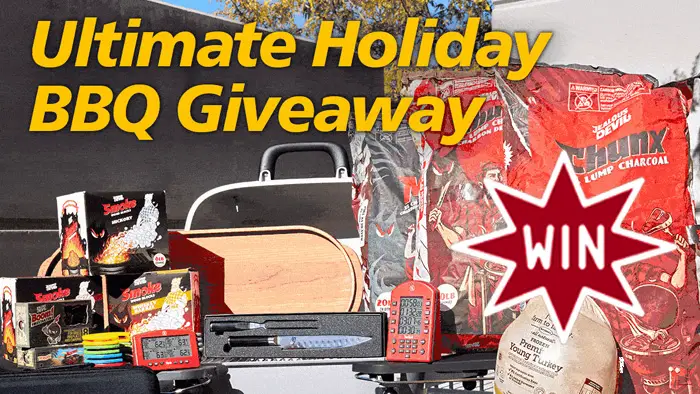 Enter ThermoWorks Ultimate Holiday Giveaway for your chance to Win all the gear you need for epic holiday meals this year! Brands include: ThermoWorks, PK Grills, Shun Cutlery, JK Adams, Allen Brothers Steaks, Butterball Turkey, Jealous Devil