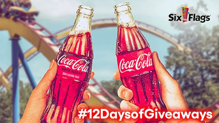 Starting today, Coca-Cola & Six Flags are giving away some great prizes in their #12DaysofGiveaways including a Solo Fire Pit, Six Flags season passes, G Shock watch, Nugget Ice Maker, Dyson Airwrap, Go Pro and much more