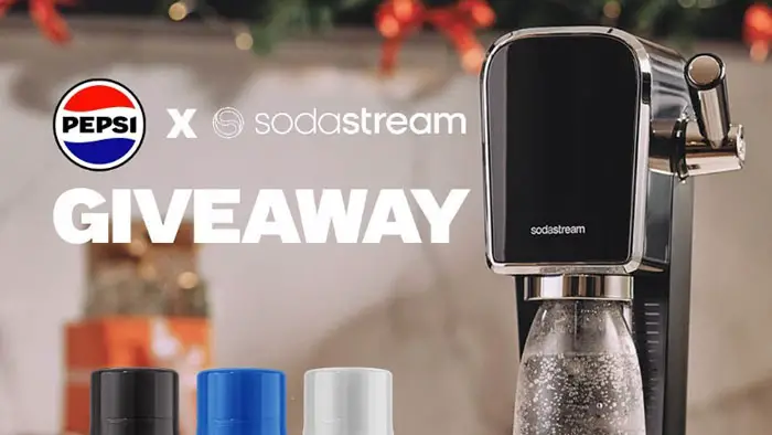Sodastream Helps Pepsi Celebrate Sweepstakes (25 Daily Winners)