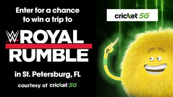 2024 Royal Rumble Flyaway Sweepstakes presented by Cricket Wireless