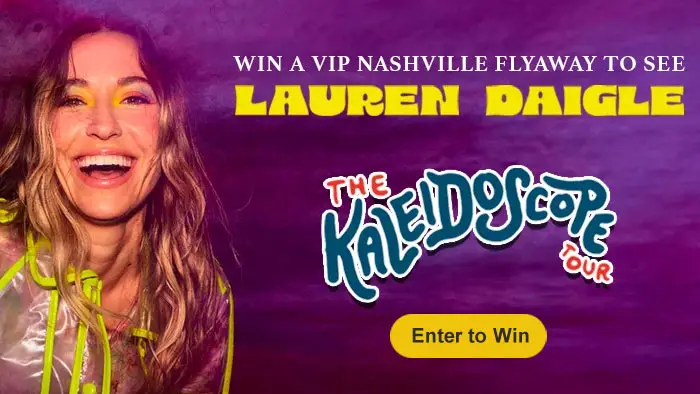 CCM Magazine has teamed up with two-time GRAMMY® Award-winning singer-songwriter Lauren Daigle to fly one winner and a guest to the Nashville show of her Kaleidoscope Tour!  