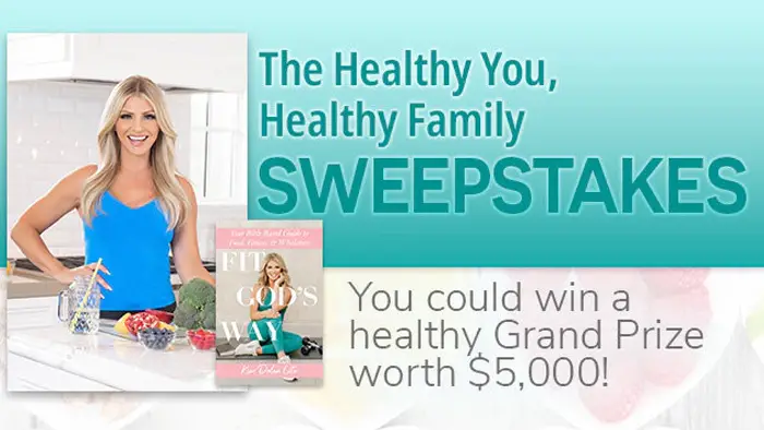 It's a new year and a new opportunity to become healthier.  This year, Family Talk has decided to help by giving away a healthy Grand Prize valued at up to $5,000! And, to increase your opportunity to win, you can enter once each day between Jan. 8 and Feb. 18, 2024 plus you can complete optional bonus activities to earn additional entries.