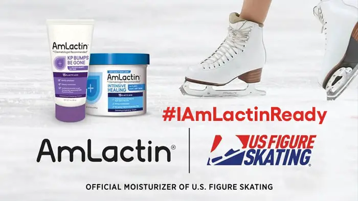 Play the #IAmLactinReady Instant Win Game every day for a chance to win prizes featuring AmLactin products & cool U.S. Figure Skating merch PLUS you will be entered to win a Trip for Two to NYC and a private skating lesson with U.S. Figure Skating Champion, Amber Glenn