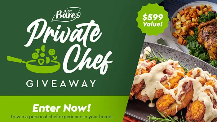 Just Bare Private Chef Giveaway
