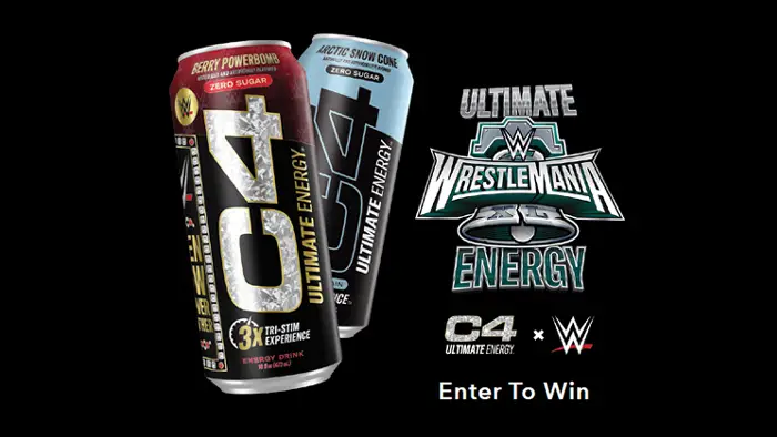 Woodbolt Distribution Ultimate WrestleMania Energy Sweepstakes