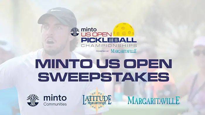Minto US Open Pickleball Instant Win Game and Sweepstakes