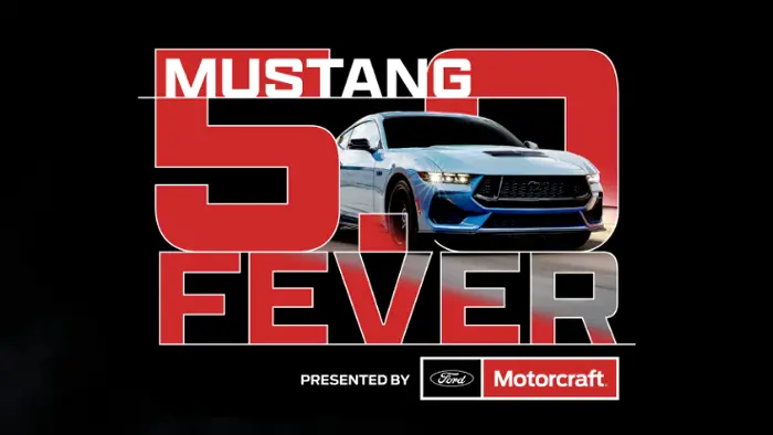 Enter for your chance to win a 2024 Ford Mustang GT valued a t $55,000 plus and $5,000 in Ford Performance Parts!