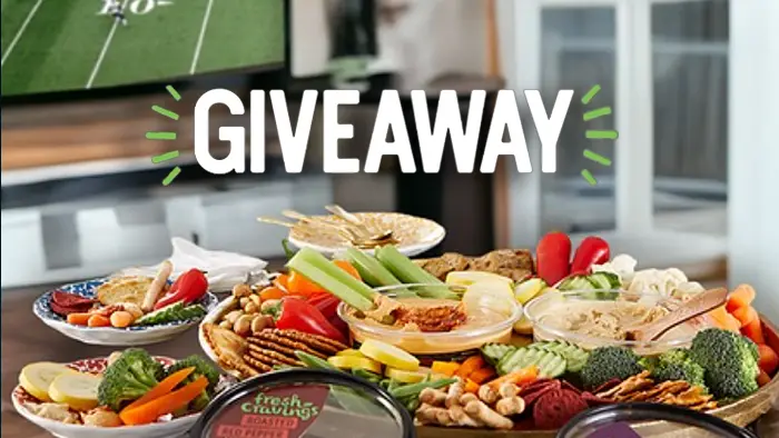 Enter for your chance to win a Amazon Fire TV 75” Omni Series 4K UHD smart TV wit mount, $500 Walmart gift card plus Fresh Cravings Hummus and other snacks. Dandy Fresh Produce and Fresh Cravings are teaming up to give you the chance to WIN BIG! Enter for the chance to receive a $200 Instacart gift card to help you *stalk* up on your favorite snacks.