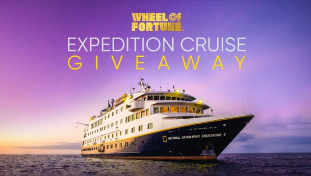 You Could Win a Dream Expedition from Wheel of Fortune! Tune in weeknights February 23 - March 1 for SIX chances to win a dream National Geographic Expedition cruise. You could embark on a journey to some of the most remote and pristine places including Panama & Colombia, the Pacific Northwest, Iceland, Baja California, Alaska, and Costa Rica! 