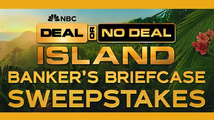 The Banker has called with a very special offer... Enter the Deal or No Deal Island “Banker’s Briefcase” Sweepstakes presented by Pelican for a chance to win your very own briefcase! Nintety Lucky winners will receive a Pelican Protector 1500 Case containing exclusive Deal or No Deal Island essentials curated for the adventure that awaits on the Banker’s private island.