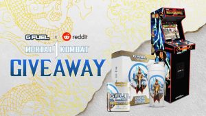 Reddit teamed up with G FUEL to bring an awesome giveaway to everyone here on the subreddit! One GRAND PRIZE winner will receive an Arcade1Up Mortal Kombat II Deluxe machine along with one MK1 G FUEL Collector’s Box Set PLUS five RUNNER UP winners will receive an MK1 G FUEL Collector’s Box Set