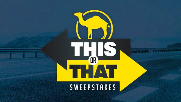 Camel This or That Instant Win Sweepstakes