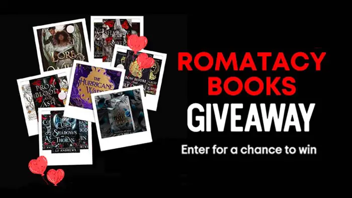 Enter for your chance to win a selection of Romance Books to celebrate the romance and passion of February and Valentine's Day. Authors include Analeigh Sbran, Thea Guanzon, LJ Andrews, JM Kearl, Jennifer L Armentrout, and Vanessa Perry