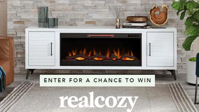 Enter for your chance to win a NEW TV Stand or Fireplace TV Stand from RealCozy, delivered free & fully assembled. All models except 95" are included. Earn more entries by completing more tasks. 