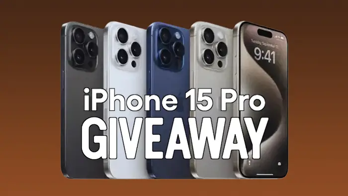 Win 1 of 5 Brand New iPhone 15 Pros