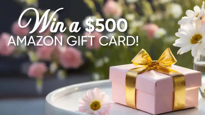 Enter to win a $500 Amazon Gift Card