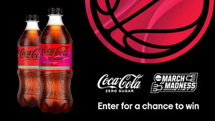 Grab a Coke, enter the UPC (check the post for Free Codes) and then enter for your chance to win a trip for two (2) to winner’s choice of Men’s or Women’s NCAA® College Basketball Tournament OR one of six BIG cash prizes!