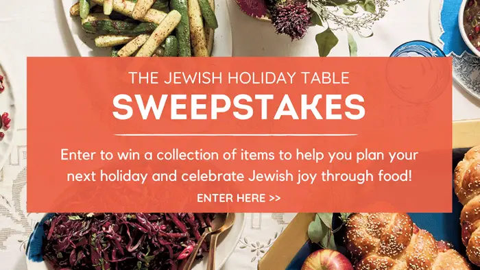Hachette Book Group The Jewish Holiday Table Sweepstakes