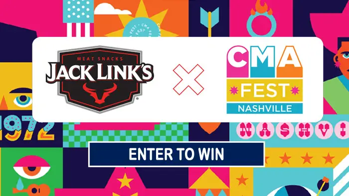 Enter for your chance to win a trip for two to the 2024 CMA Fest currently scheduled to take place from June 6th through June 9th in Nashville, Tennessee. Jack Links is sending one lucky winner and a friend
