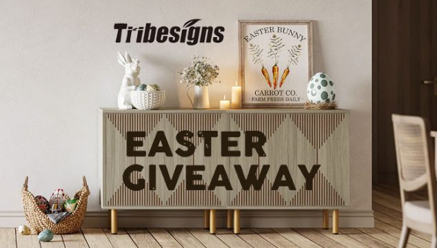 Win a Modern Wood Sideboard Cabinet from Tribesigns