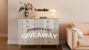 Tribesigns Women's Day 6-Drawer Wood Chest Dresser Giveaway