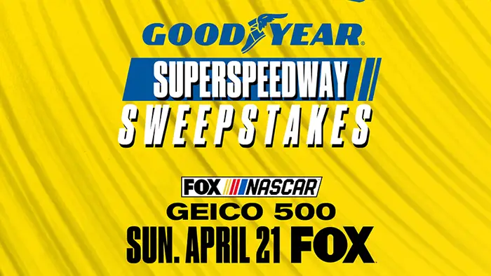 FOX Sports & Goodyear Superspeedway NASCAR Experience Sweepstakes