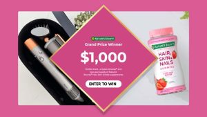 Join Nature’s Bounty® in celebrating Women’s History Month and enter for a chance to win prizes including a $1,000 check, a Dyson Airwrap®, and a year’s supply of Nature's Bounty® Hair, Skin & Nails supplements!